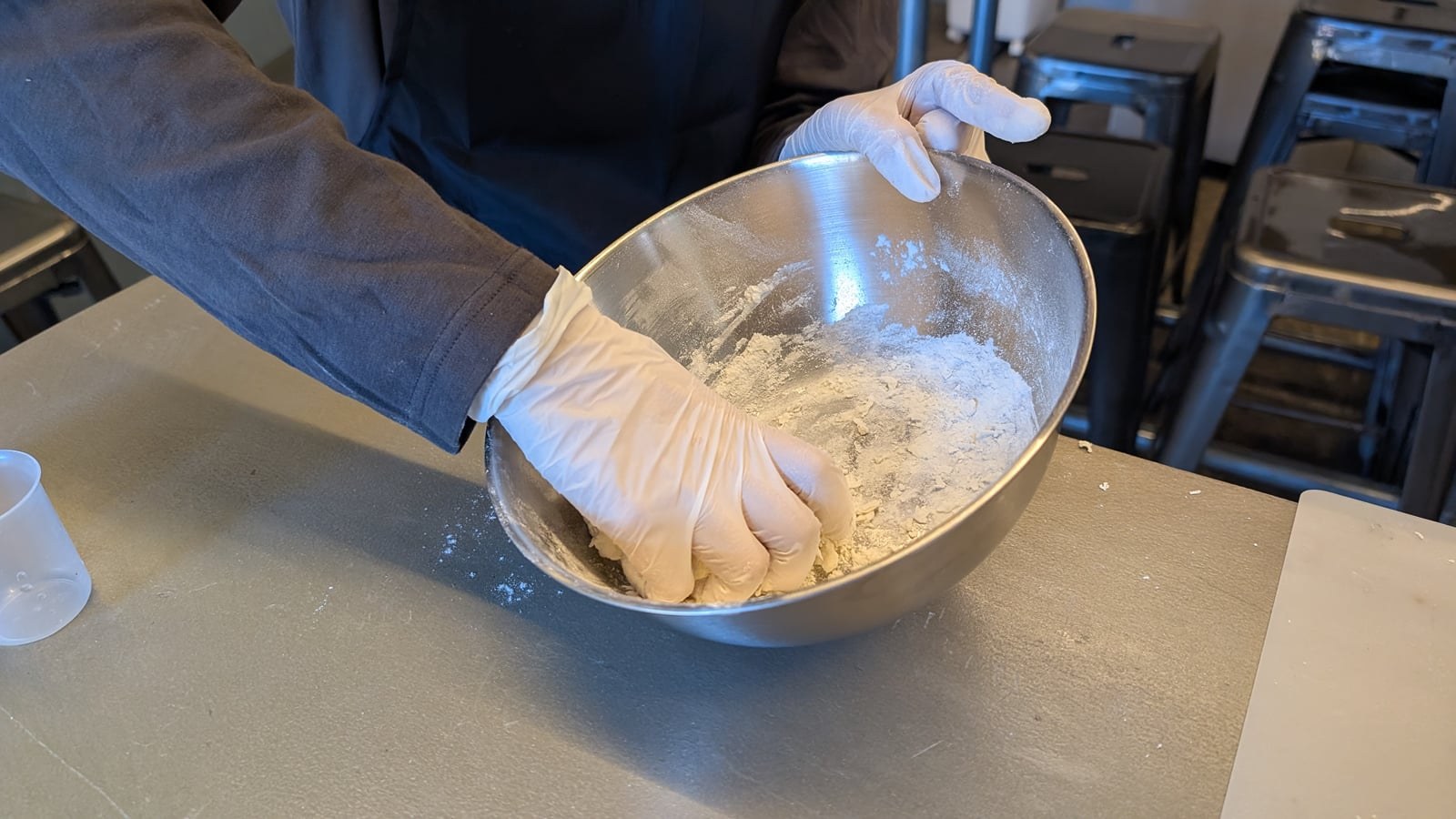 Start with the noodle dough