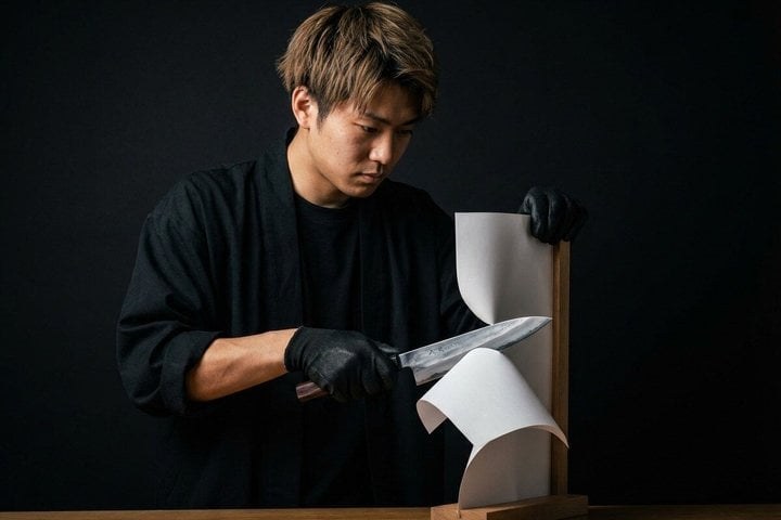 Testing the edge with paper